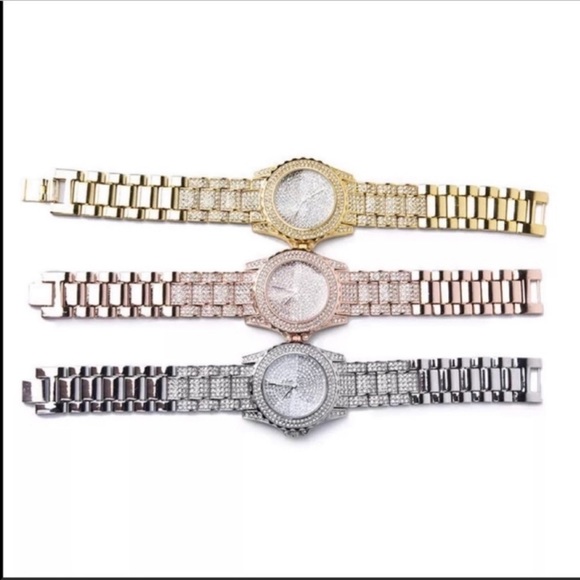 New Crystal Bling Statement Watch - Picture 3 of 5